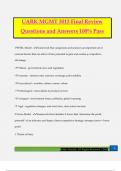 UARK MGMT 3013 Final Review Questions and Answers 100% Pass