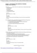 Test Bank - Psychology: From Inquiry to Understanding 5th Edition ( Scott Lilienfeld, 2025) All Chapters 1-16 || Latest Edition | COMPLETE SOLUTION.  ISBN: 9780135437919 