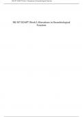 NR 507 EDAPT Week 5 Alterations in Neurobiological Function! RATED A+