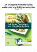 Test Bank for Nutritional Foundations and Clinical Applications A Nursing Approach 8th Edition By Michele Grodner; Sylvia Escott-Stump; Suzanne Dorner 