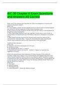 AIC 30 Chapter 6 Exam Questions and Answers All Correct 