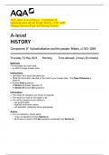 AQA_2024: A-level History - Component 1F   Industrialization and the People: Britain, c1783–1885   (Merged Question Paper and Marking Scheme) 