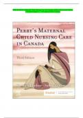 TEST BANK For Maternal Child Nursing Care 3rd Canadian Edition By Keenan Lindsay | Verified Chapter's 1 - 25 Updated 2023| Complete. 2025 version 