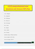 GACE paraprofessional exam Questions and Answers 100% Pass