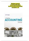 Solution Manual For Accounting 28th Edition by Carl S. Warren, Christine Jonick| Verified Chapter's 1 - 26 | Complete