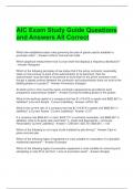  AIC Exam Study Guide Questions and Answers All Correct 