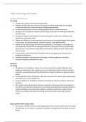 Summary Factsheets -  Traffic Psychology and sustained mobility (PSB3E-M12)