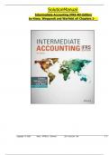 SOLUTION MANUAL FOR Intermediate Accounting IFRS 4th Edition by Donald E. Kieso, Jerry J. Weygandt, Terry D. Warfield| Chapter's 1 - 24 | Complete Newest Version