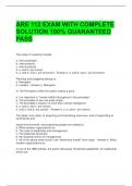  ARE 112 EXAM WITH COMPLETE SOLUTION 100% GUARANTEED PASS