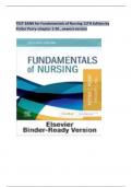  TEST BANK for Fundamentals of Nursing 11TH Edition by Potter Perry–chapter 1-50…newest version