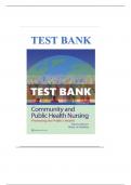 TEST BANK FOR COMMUNITY & PUBLIC HEALTH NURSING 10TH EDITION RECTOR | ALL CHAPTERS COVERED | COMPLETE GUIDE| GRADED A+           COMMUNITY AND PUBLIC HEALTH NURSING 10TH EDITION RECTOR TEST BANK  Chapter 1 The Journey Begins: Introduction  1.	After teachi