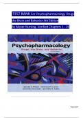 Test Bank For Psychopharmacology Drugs the Brain and Behavior 4th Edition By Meyer Nursing | Verified Solution Guide.