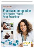 PHARMACOTHERAPEUTICS FOR ADVANCED PRACTICE NURSE PRESCRIBERS, 6TH EDITION QUESTIONS AND ANSWERS ALL CHAPTERS COVERED |VERIFIED AND UPDATED| |GRADED A+| |2025>26|