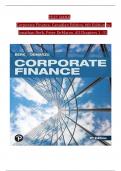 Test Bank for Corporate Finance, 6th Canadian Edition by Jonathan Berk, Peter DeMarzo - All Chapters 1 to 31 |Complete Solution Guide | Grade A+