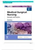 Test Bank-Medical Surgical Nursing Concepts and Practice, 5th Edition||Stromberg||Chapters 1-49||Complete Guide (2022)