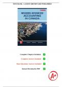 Test Bank for Modern Advanced Accounting in Canada, 11th Edition by Darrell Herauf | 2025 Published