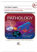 Test Bank Complete_ Rubin's Pathology: Clinicopathologic Foundations of Medicine (7Th) Seventh Edition, Updated By David S. Strayer & Emanuel Rubin All Chapters 1-34| 3 Units| Latest Version Updated With Detailed Answers