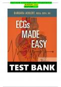 TEST BANK -ECGS MADE EASY 7TH EDITION BY  (BARBARA 2022)  CHAPTERS 1 - 10