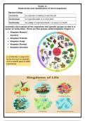 Notes on biodivesrity and classification of micro-organsisms