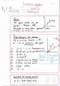 Lineaire Algebra (Wiskunde Master): Gedetailleerde samenvatting in kleur en met duidelijke voorbeelden