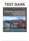 TEST BANK FOR Modern Advanced Accounting in Canada, 9th Edition by Darrell Herauf & Murray Hilton |ISBN: 9781259654695| Complete Guide A+