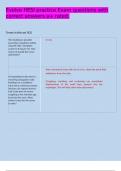 Evolve HESI practice Exam questions with correct answers a+ rated.  Terms in this set (92) The healthcare provider prescribes morphine sulfate 4mg IM STAT. Morphine comes in 8 mg per ml. How many ml should the nurse administer?	0.5 ml. A hospitalized male