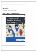 Test Bank For Community Public Health Nursing 7th Edition by Mary A. Nies, Melanie McEwen