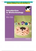 TEST BANK -INTRODUCTION TO BIOTECHNOLOGY, 3RD EDITION (THIEMAN, 2013), ALL CHAPTERS 1-13 