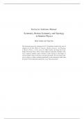 Complete Instructor's and Student's Solution Manuals of Symmetry, Broken Symmetry, and Topology in Modern Physics: A First Course.