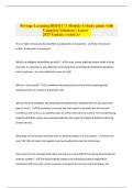 Portage Learning BIOD 171 Module 6 Study guide with Complete Solutions | Latest 2025 Update | rated A+