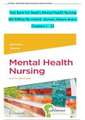 Test Bank For Neeb's Mental Health Nursing 6th Edition By Linda M. Gorman, Robynn Anwar Chapters 1 - 22