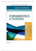 Test Bank for Fundamentals of Nursing 11th Edition Potter Perry Chapter 1-50 | Complete Guide Newest Version  (Latest Update 2024 / 2025), Questions with Simplified Correct  Answers Rated A+.