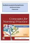 Test Bank for Concepts for Nursing Practice 4th Edition by Giddens All   60 chapters covered GET IT 100% ACCURATE!(Graded A+) complete version  ISBN:9780323809825