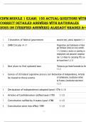 CDFM MODULE 1 EXAM| 155 ACTUAL QUESTIONS WITH CORRECT DETAILED ANSWERS WITH RATIONALES 2025|26 {VERIFIED ANSWERS} ALREADY GRADED A+