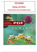 Test Bank for Biology, 13th Edition by Peter Raven, George Johnson, Jonathan Losos All 1-58 Chapters Covered ,Latest Edition