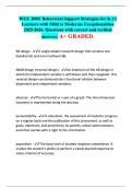 WGU D001 Behavioral Support Strategies for K-12 Learners with Mild to Moderate Exceptionalities 2025-2026. Questions with correct and verified answers. A+ GRADED.