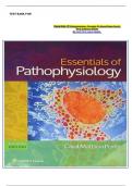 TEST BANK FOR:              Essentials Of Pathophysiology: Concepts Of Altered States Fourth, North American Edition By Carol Porth Latest Update. 