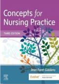 Test Bank Concepts for Nursing Practice (4TH Ed) by Jean Giddens    ISBN: 9780323809825  