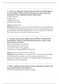 Verified Answers and Rationale for Nurs 620 Exam 1 at Maryville University