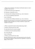 Nevada Funeral Arranger Exam Study Guide with Rationale