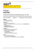 AQA_2024: A-level History - Component 2N  Revolution and Dictatorship: Russia, 1917–1953  (Merged Question Paper and Marking Scheme) 