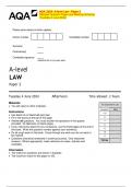 AQA_2024: A-level Law - Paper 2  (Merged Question Paper and Marking Scheme)  (Tuesday 4 June 2024) 