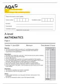 2024_AQA A-Level Mathematics   Paper 2   (Merged Question Paper and Marking Scheme)