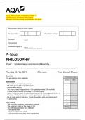 2024_AQA A-Level Philosophy Paper 1   Epistemology and Moral Philosophy   (Merged Question Paper and Marking Scheme)  