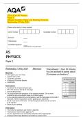 2024_AQA AS Physics   Paper 2   (Merged Question Paper and Marking Scheme)   Wednesday 22 May 2024 