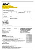 2024_AQA A-Level Physics   Paper 3 Section B Medical Physics   (Merged Question Paper and Marking Scheme)   Monday 17 June 2024 