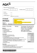 2024_AQA A-Level Physics   Paper 3   Section B Electronics   (Merged Question Paper and Marking Scheme)   Monday 17 June 2024 