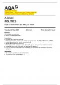 2024_AQA A-Level   Politics Paper 1 Government and Politics of the UK   (Merged Question Paper and Marking Scheme)  A-level 