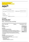 2024_AQA A-Level Psychology Paper 1   Introductory Topics in Psychology   (Merged Question Paper and Marking Scheme)   Friday 17 May 2024 