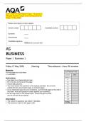 2024_AQA: AS BUSINESS Paper 1 Business 1   (Merged Question paper and marking scheme)